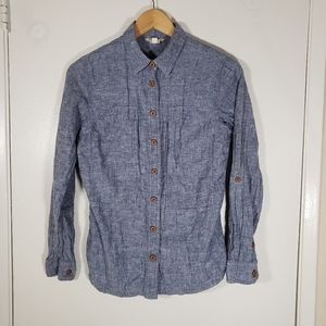 Duluth Trading Button Up Long Sleeve Shirt Size XS